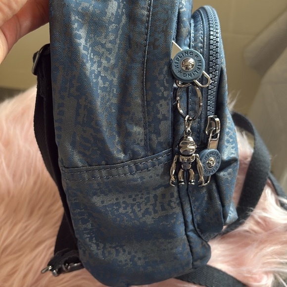 Kipling Navy Patterned Backpack - Picture 4 of 10